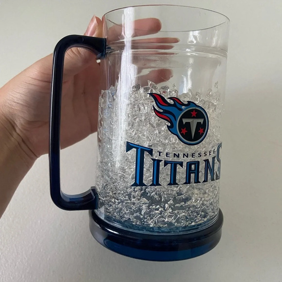 NWOT | Duck House Tennessee Titans clear plastic beer mug - Picture 5 of 5